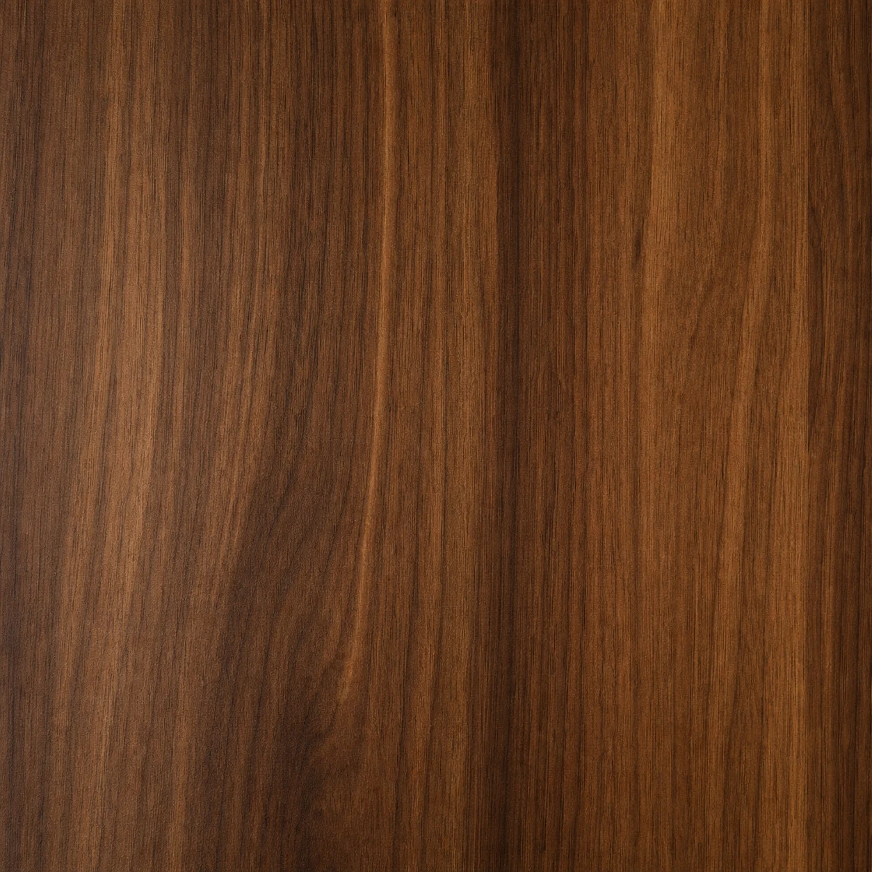 Close-up of natural walnut veneer grain for custom furniture