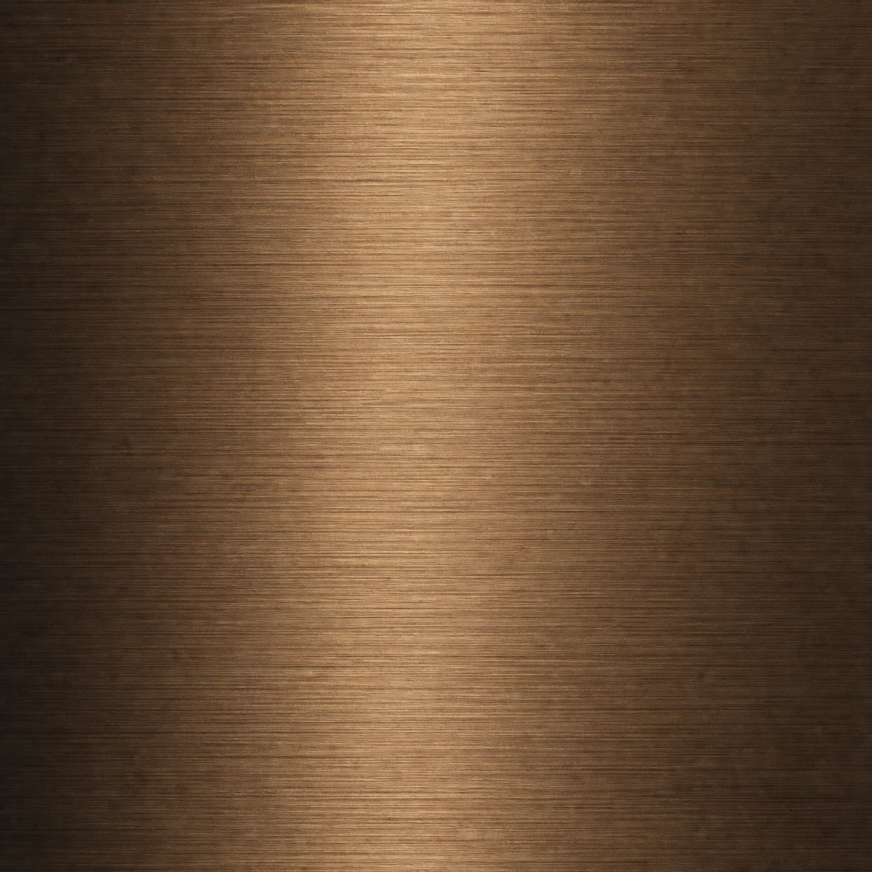 Close-up of brushed bronze furniture metal finish