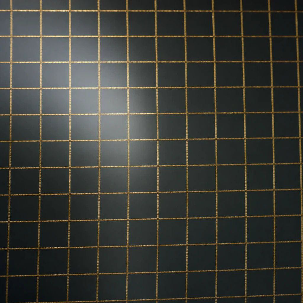Smoked glass with a fine internal wire grid
